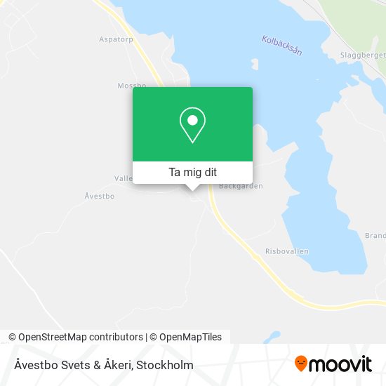 Åvestbo Svets & Åkeri karta