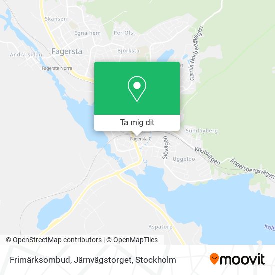 Frimärksombud, Järnvägstorget karta