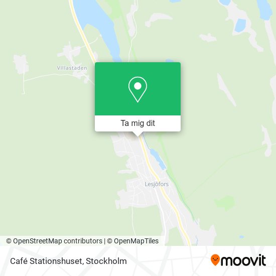 Café Stationshuset karta
