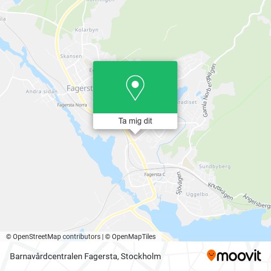 Barnavårdcentralen Fagersta karta