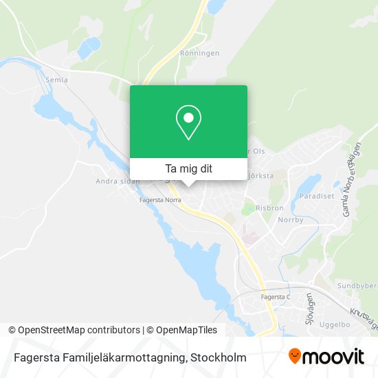 Fagersta Familjeläkarmottagning karta