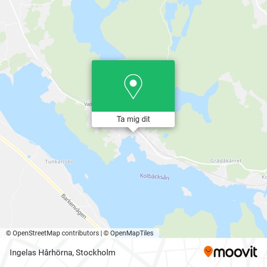 Ingelas Hårhörna karta