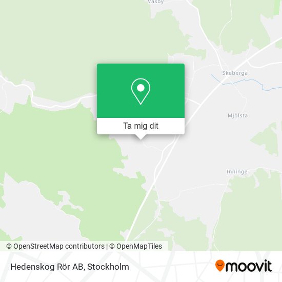 Hedenskog Rör AB karta