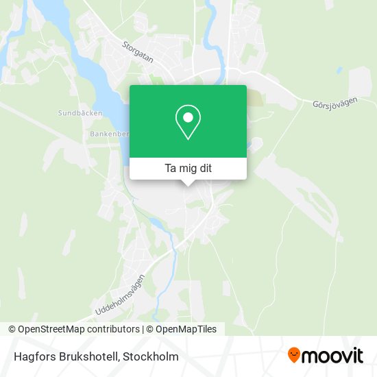 Hagfors Brukshotell karta