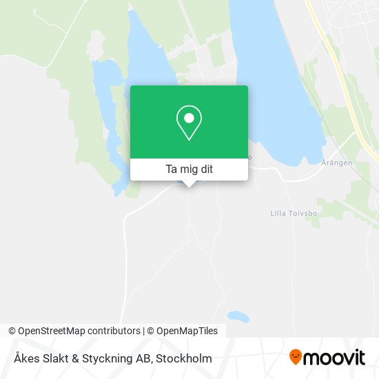 Åkes Slakt & Styckning AB karta