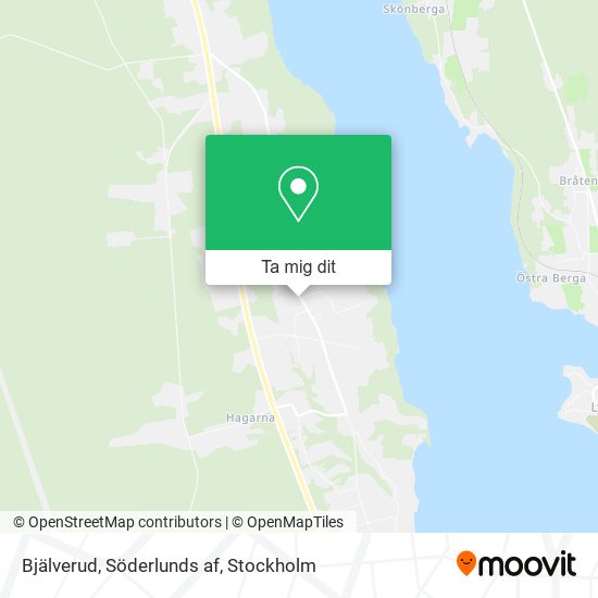 Bjälverud, Söderlunds af karta