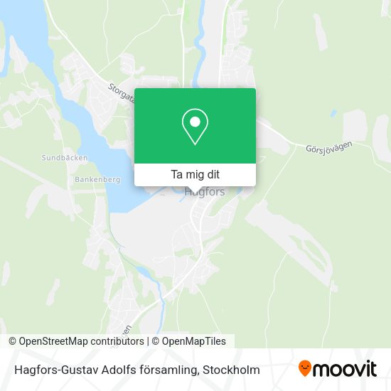 Hagfors-Gustav Adolfs församling karta