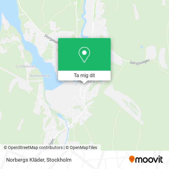 Norbergs Kläder karta