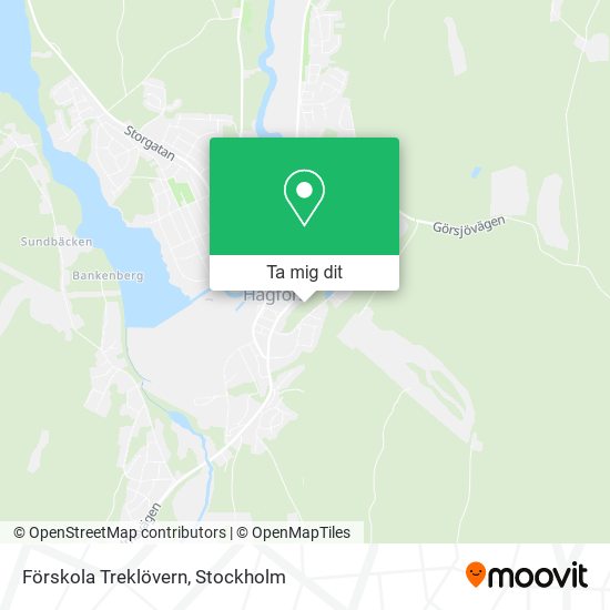 Förskola Treklövern karta