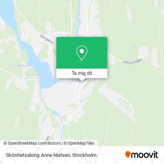 Skönhetsalong Anne Nielsen karta