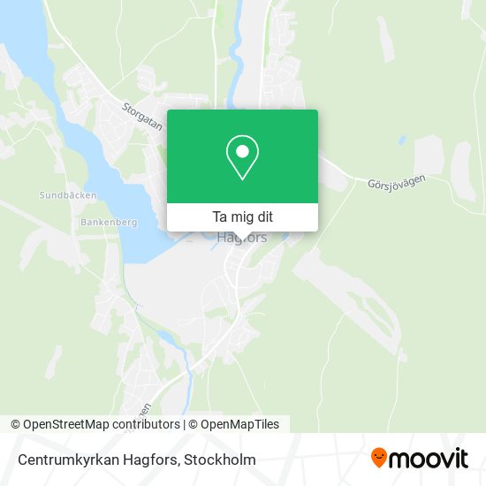 Centrumkyrkan Hagfors karta