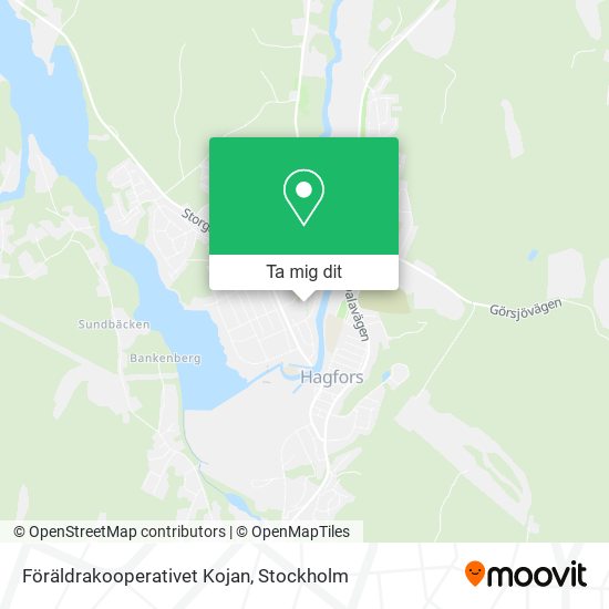 Föräldrakooperativet Kojan karta