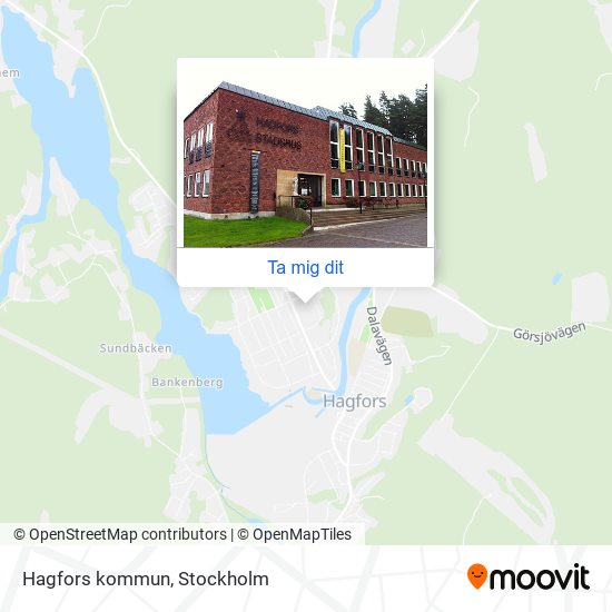 Hagfors kommun karta