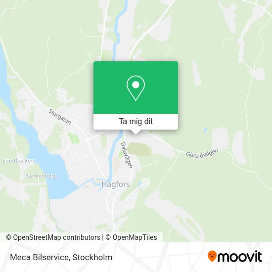 Meca Bilservice karta