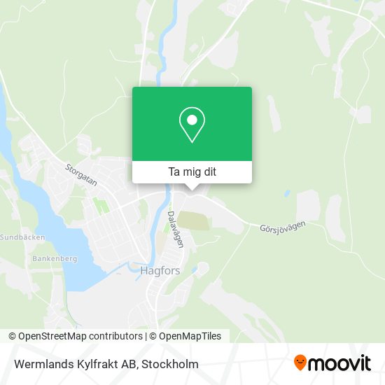 Wermlands Kylfrakt AB karta