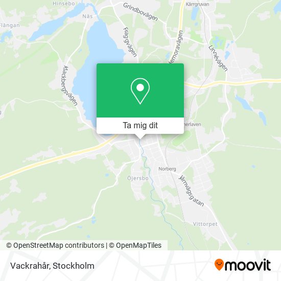 Vackrahår karta