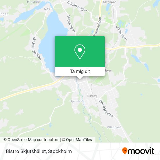 Bistro Skjutshållet karta