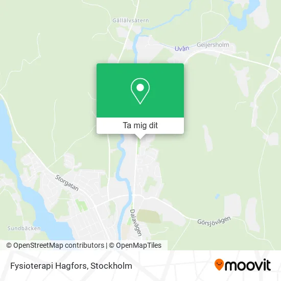 Fysioterapi Hagfors karta