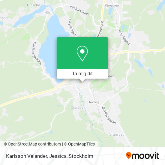 Karlsson Velander, Jessica karta