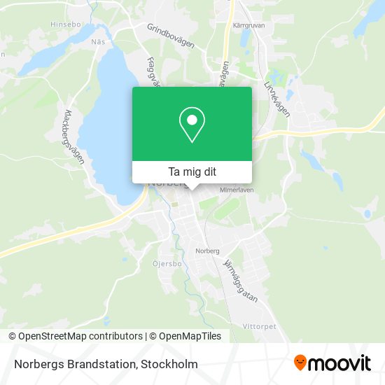 Norbergs Brandstation karta