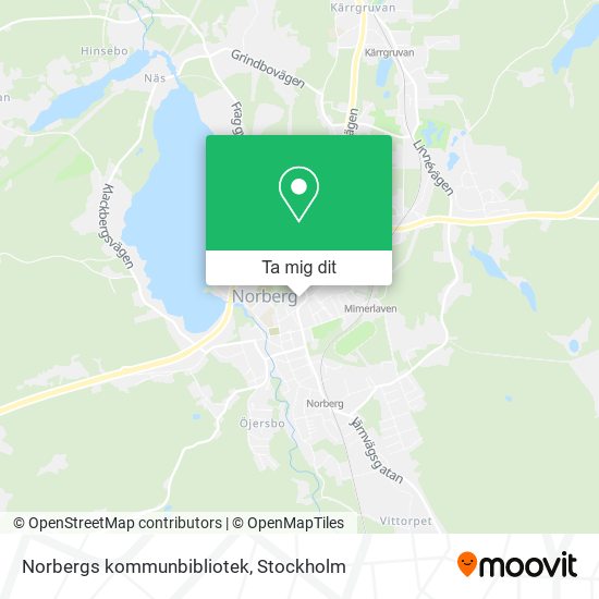 Norbergs kommunbibliotek karta