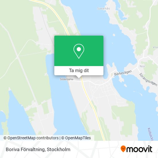 Boriva Förvaltning karta