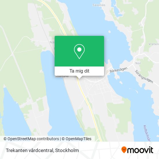 Trekanten vårdcentral karta