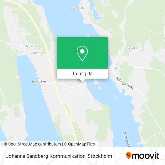 Johanna Sandberg Kommunikation karta