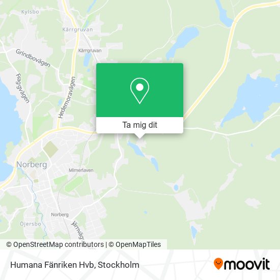 Humana Fänriken Hvb karta