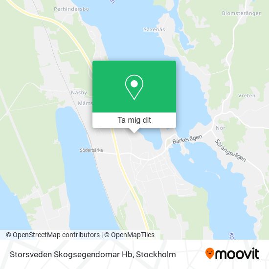 Storsveden Skogsegendomar Hb karta