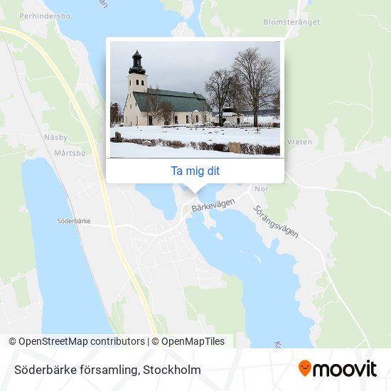 Söderbärke församling karta