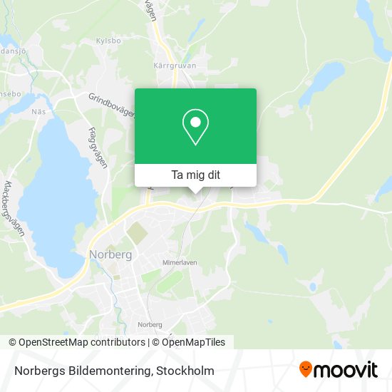 Norbergs Bildemontering karta