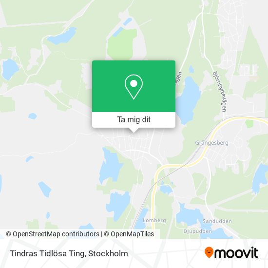 Tindras Tidlösa Ting karta