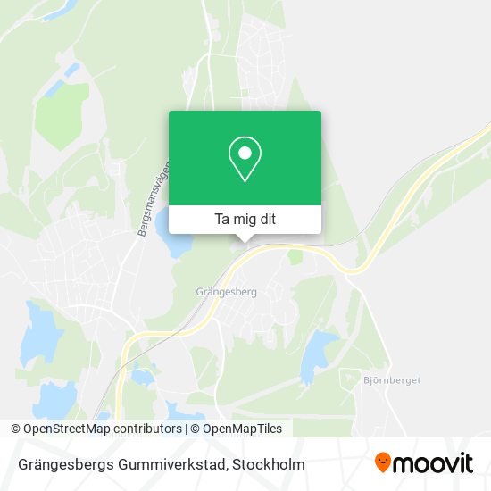 Grängesbergs Gummiverkstad karta