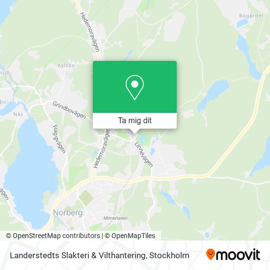 Landerstedts Slakteri & Vilthantering karta