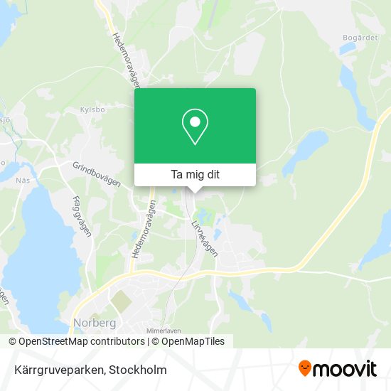 Kärrgruveparken karta