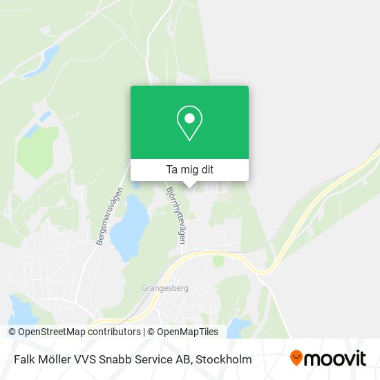 Falk Möller VVS Snabb Service AB karta