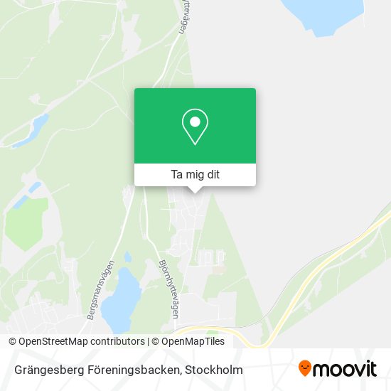 Grängesberg Föreningsbacken karta