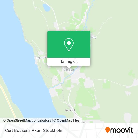 Curt Boåsens Åkeri karta
