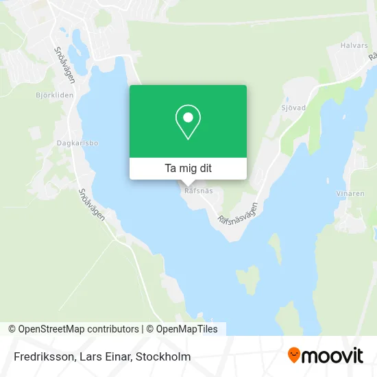 Fredriksson, Lars Einar karta