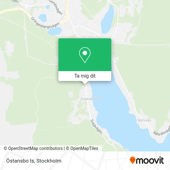 Östansbo Is karta