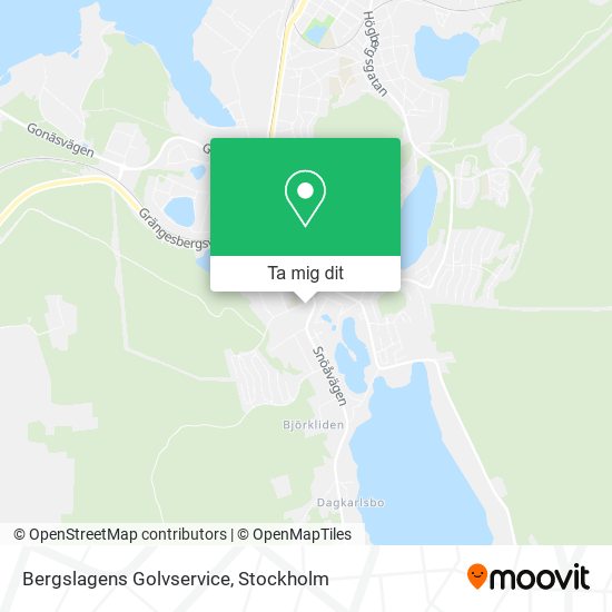 Bergslagens Golvservice karta