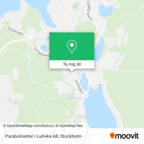 Parabolcenter i Ludvika AB karta