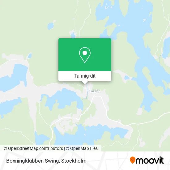 Boxningklubben Swing karta