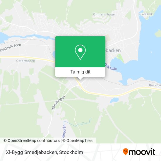 Xl-Bygg Smedjebacken karta