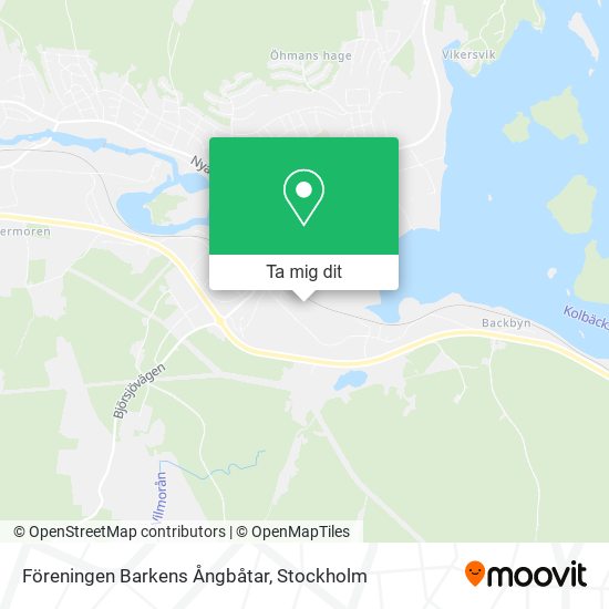 Föreningen Barkens Ångbåtar karta