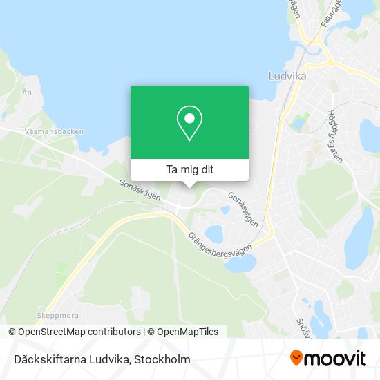 Dãckskiftarna Ludvika karta