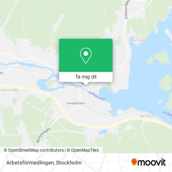 Arbetsförmedlingen karta