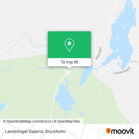 Landstinget Dalarna karta