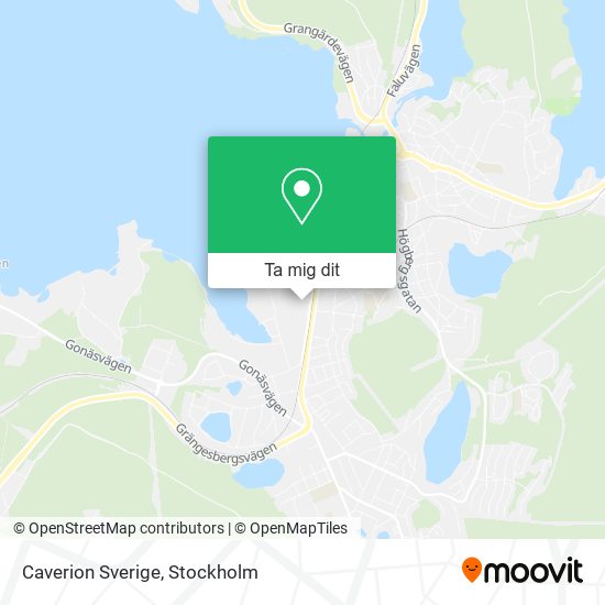 Caverion Sverige karta